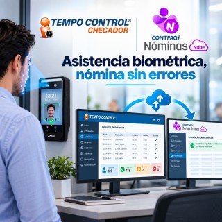 Tempo Control Sistema de Control de Asistencia Biométrico